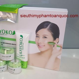 Bộ mỹ phẩm Kayoko 6in1 trị nám tàn nhang kết hợp làm trắng da làm đẹp da tự nhiên giá sỉ