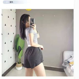 Áo tập croptop nút