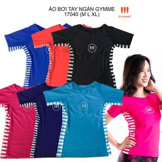 ÁO BƠI TAY NGẮN PHỐI SỌC GYMME 17040 giá sỉ