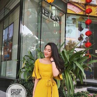 Đầm đuôi vintage