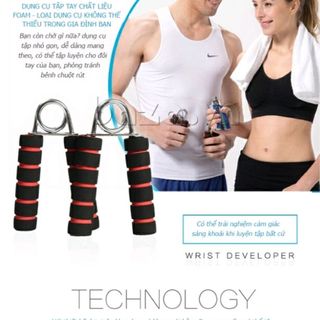 Dụng cụ tập cơ tay tiện dụng