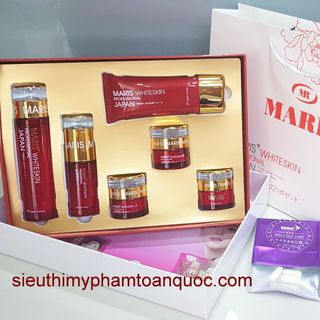 Bộ mỹ phẩm Maris 6in1 trị nám tàn nhang dưỡng trắng da Nhật Bản