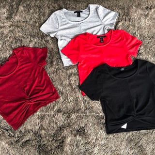 Áo tập croptop nơ - vn