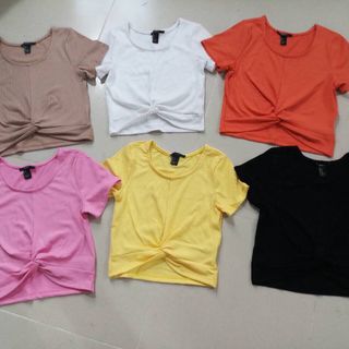 Áo tập croptop nơ - vn
