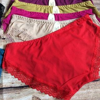 QTH150-Quần lót thông hơi viền ren