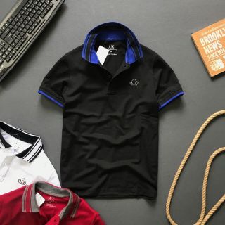 ÁO THUN CÁ SẤU SỌC CỔ
