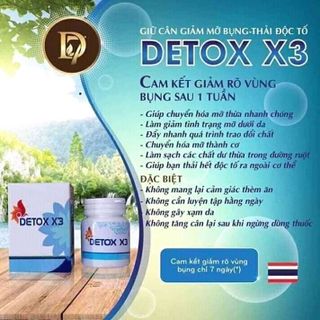 Detox X3 eo thon dáng đẹp