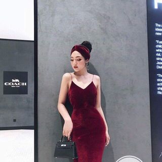 Đầm Nhung X Turban