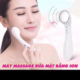 Máy massage rửa mặt bằng I-on âm dương