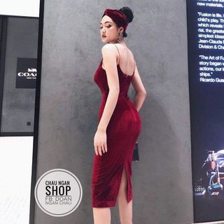 Đầm Nhung X Turban