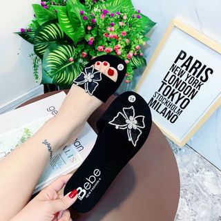 Dép quai ngang bướm chất nỉ