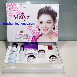 Bộ mỹ phẩm Meiya trắng 6in1 trị nám tàn nhang dưỡng trắng da - Nhật bản