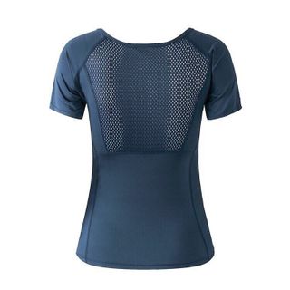 Áo tập dài phối lưới lưng 2019