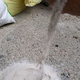 cát trắng sân vườn