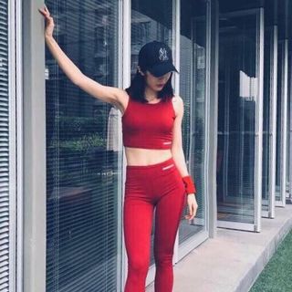 Áo croptop phối màu