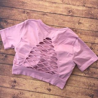 Áo tập croptop lazer