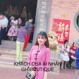 Mẫu đồ đi chùa cổ tàu thêu senKÈM HÌNH THẬT