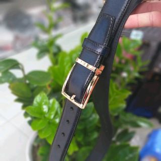 Thắt lưng da bò Veg thủ công trơn