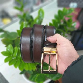 Thắt lưng da bò Veg thủ công trơn