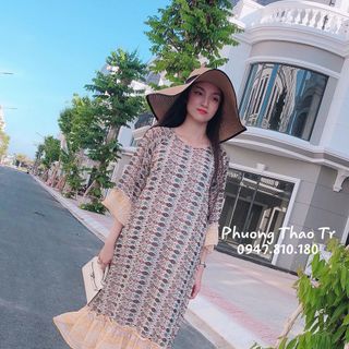 Maxi phom suôn phối bèo