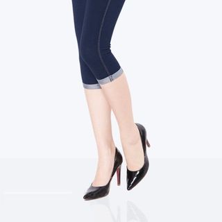 Quần legging giả jean lửng giá sỉ​ giá bán buôn Big size đến 90kg