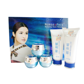 Bộ mỹ phẩm trắng da trị nám tàn nhang Nurse Face xanh Ngọc Trai 5in1 giá sỉ