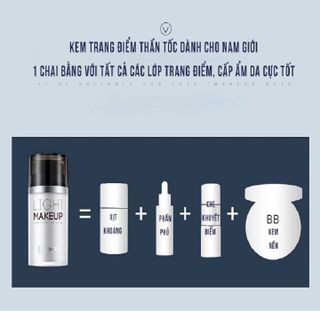 Kem light makeup đa năng che khuyết điểm cho nam giới