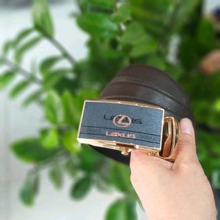 Thắt lưng khóa lăn da bò safiano 2 mặt