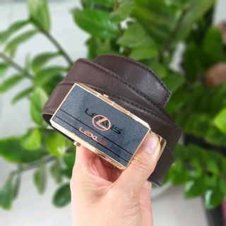 Thắt lưng khóa lăn da bò safiano 2 mặt
