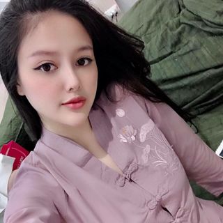 Mẫu đồ đi chùa bà lai màu tím ruốc KÈM HÌNH THẬT