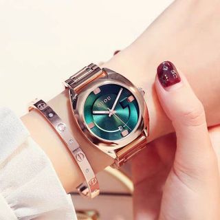 Đồng hồ nữ GUOU 8097 dây sắt