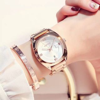 Đồng hồ nữ GUOU 8097 dây sắt