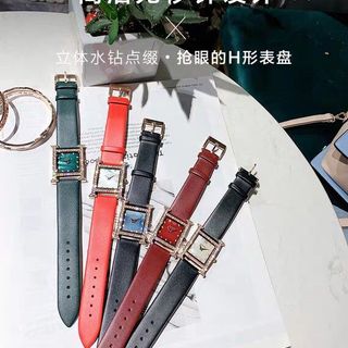 Đồng hồ nữ GUOU 8214 mặt đính đá