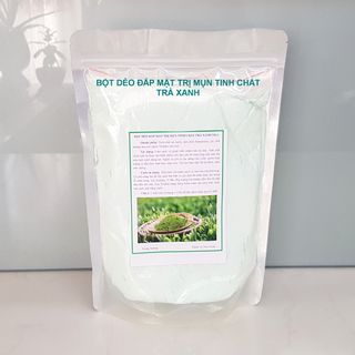 Bột dẻo đắp mặt tinh chất trà xanh Cám vàng Nha đam Hoa hồng Bạc hà Hoa cúc Ngọc trai Thuốc bắc Oải hương