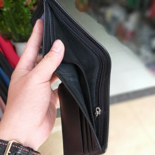 Ví da bò vân đầu cá sấu