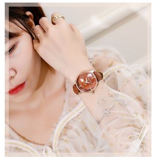 Đồng hồ nữ GUOU 66614 mặt kính lồi