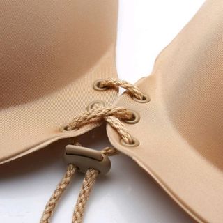 AVI51-Áo dán Áo dán ngực dây rút con sò mút siêu dày 3 cm nâng ngực có dây trong