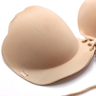 AVI51-Áo dán Áo dán ngực dây rút con sò mút siêu dày 3 cm nâng ngực có dây trong