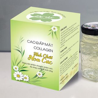 Cao đắp mặt collagen tinh chất Hoa Cúc tinh chất Rượu Vang tinh chất Rong Biển tinh chất Hoa Hồng