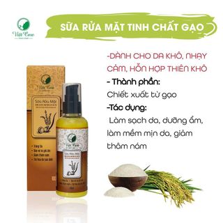 SỮA RỬA MẶT TINH CHẤT GẠO VIỆT CARE