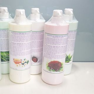 Kem massage tinh chất trà xanh tinh chất sữa tinh chất lô hội tinh chất hoa hồng tinh chất bạc hà tinh chất hoa cúc