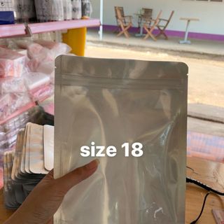 Túi zip bạc đáy đứng 1kg