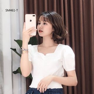 ÁO KIỂU NHÚN NGỰC BO EO