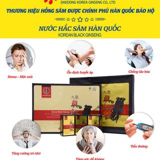 Nước hắc sâm 20ml90 gói 18kcal