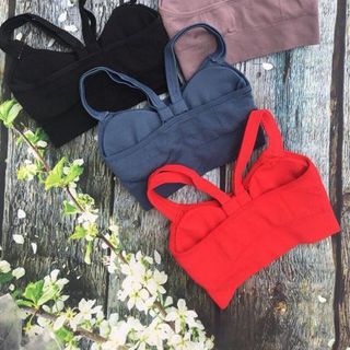 Áo tập 3 lỗ dệt nơ lưng