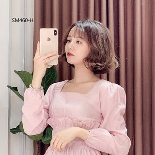 ÁO KIỂU TRƠN BO EO