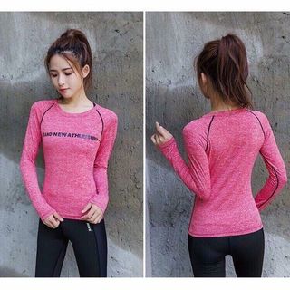 Áo tập thun gân dài tay