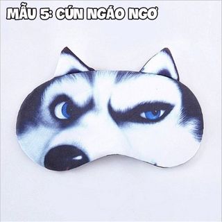 bịt mắt ngủ chó mèo 3D