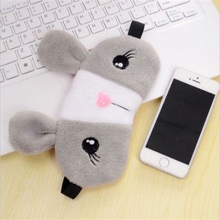 bịt mắt ngủ tai thỏ 2 màu như hình