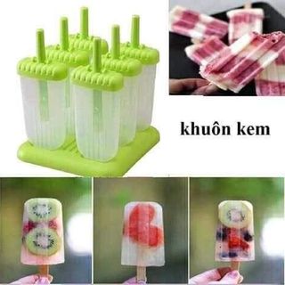Set 6 khuôn kem que dẹt